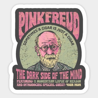 Pink Freud Sticker